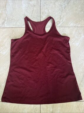 Women's Burgundy Racerback Tank Top